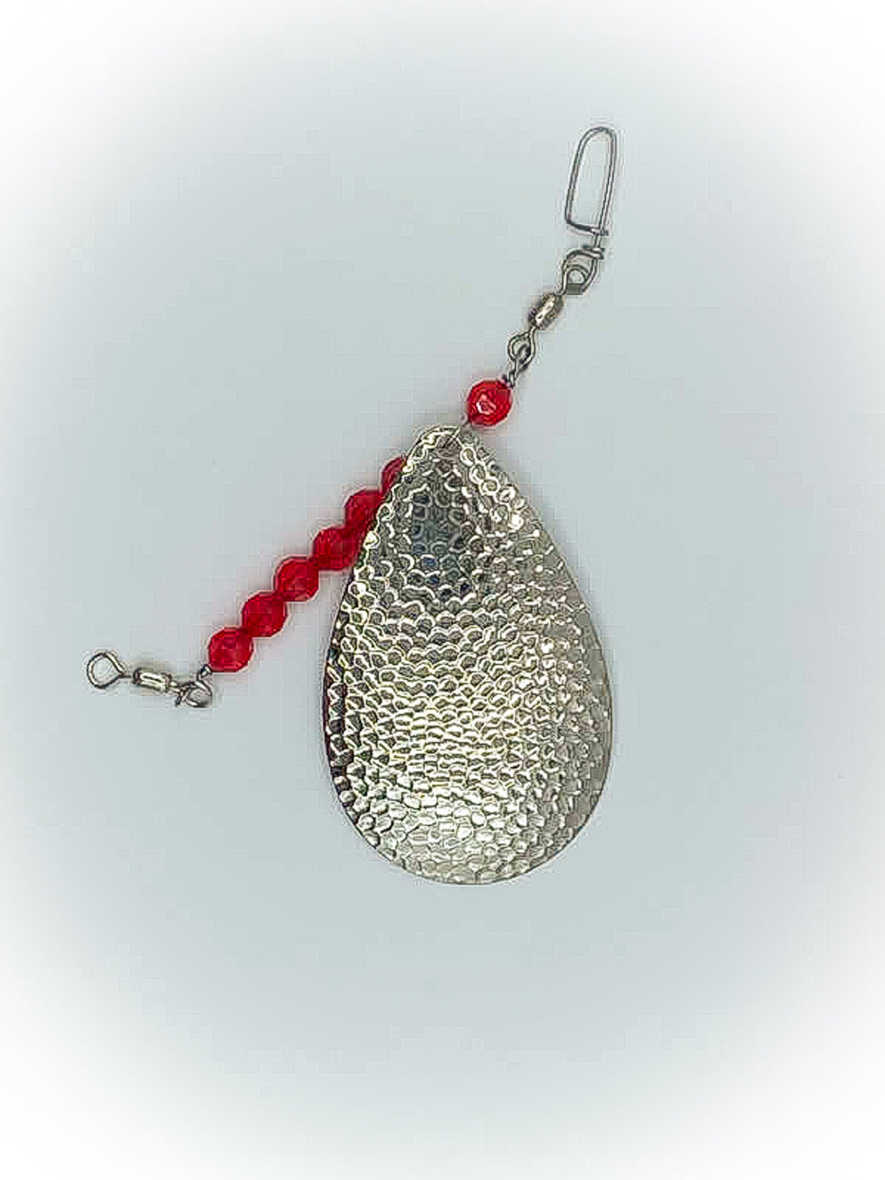 2 7/8" Hammered Nickle Inline Spinner