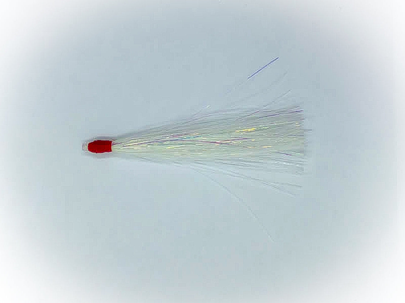 Generic Tube Fly - Glow White - Pack of 4