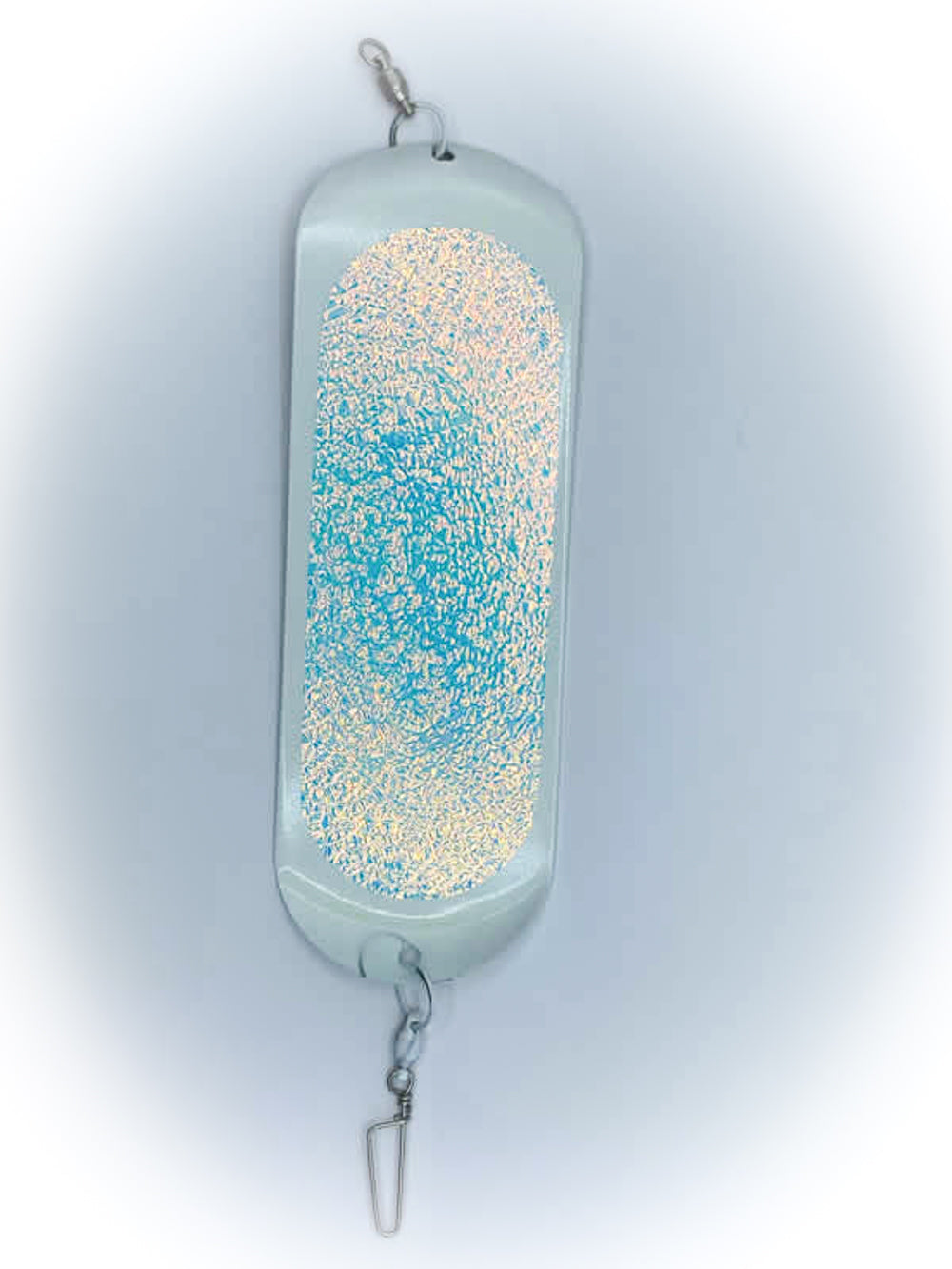 Glow White Crushed Ice Both Sides 8" Dodger