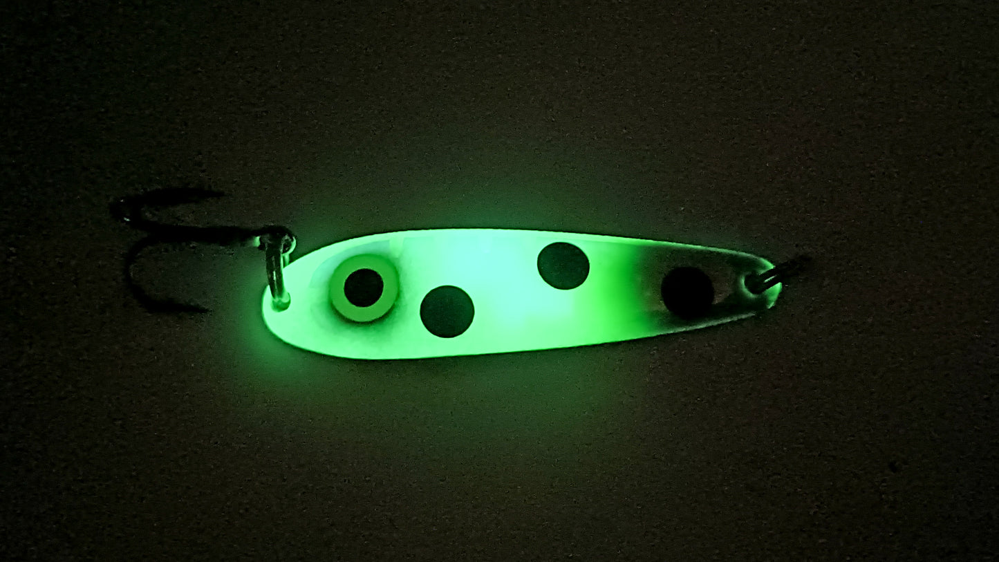Green Mini Invader - Glow (#100 Size)