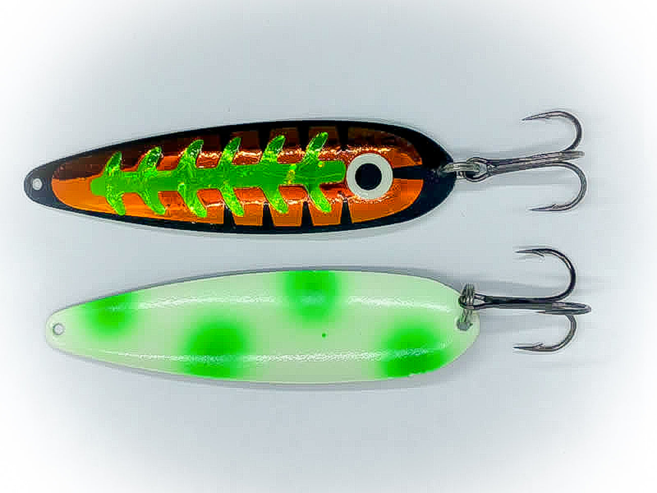 Green Carbon w/ Green Dots on Back (3.75")