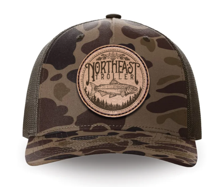 Troller Leather Patch Hat - Bark Duck Camo