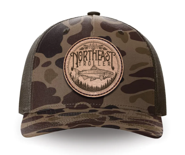 Troller Leather Patch Hat - Camo
