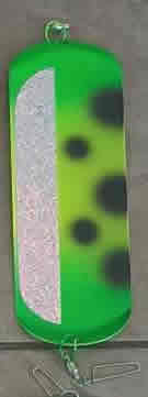 Two Toad 8" Dodger (Glow Frog Both Sides)