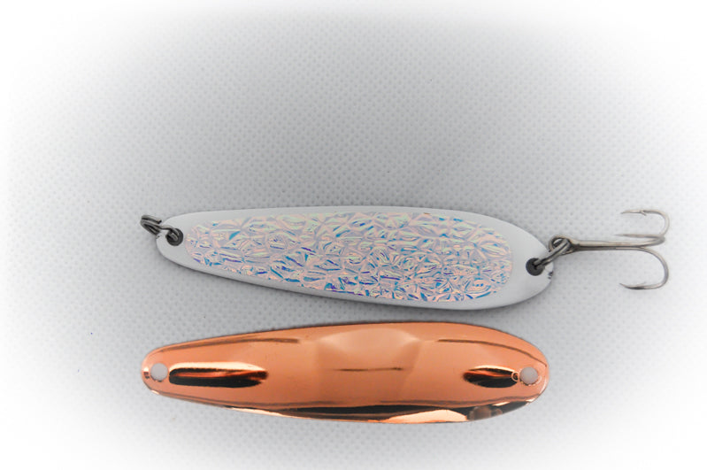 Pearl White Crushed Ice Copper Back (#20 size)