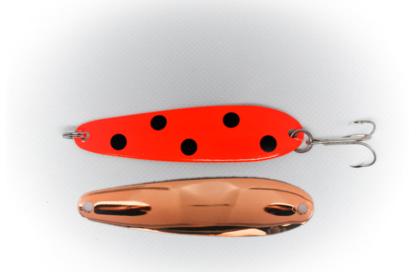 Orange With Black Dots Copper Back (#20 Size)