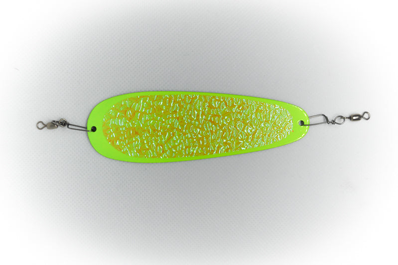 Chartreuse Crushed Ice Slimline Dodger