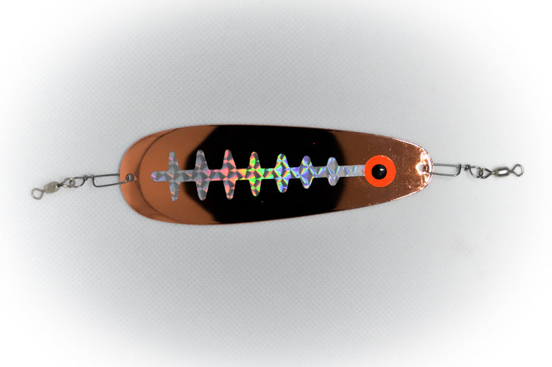 Copper with Silver Ladder Slimline Dodger