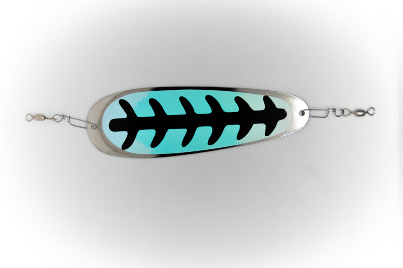 Nickle with Moonjelly UV and Black Ladder Slimline Dodger