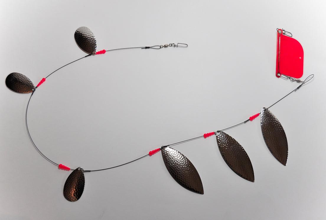 Hammered Nickel Lake Troll Flasher