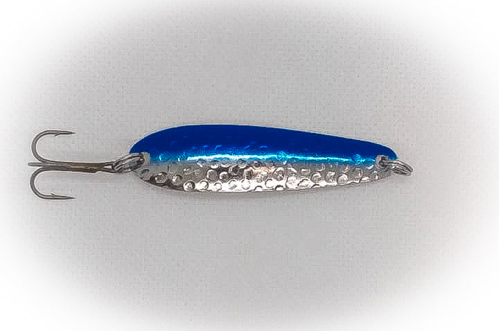 Hammered Nickle & Blue (UV) (#60 Size)