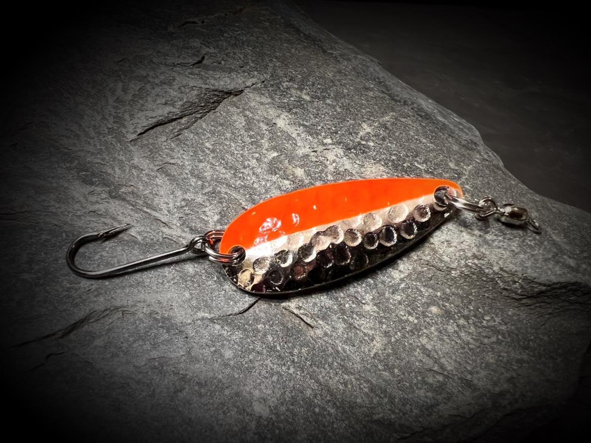 Maine Trout Whisperer Casting Spoon - Half Orange