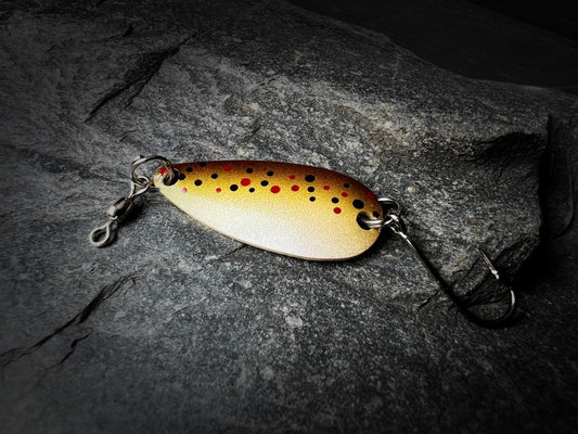 Maine Trout Whisperer Casting Spoon - Brown Trout