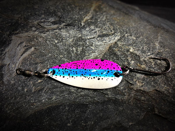 Maine Trout Whisperer Casting Spoon - Rainbow Trout