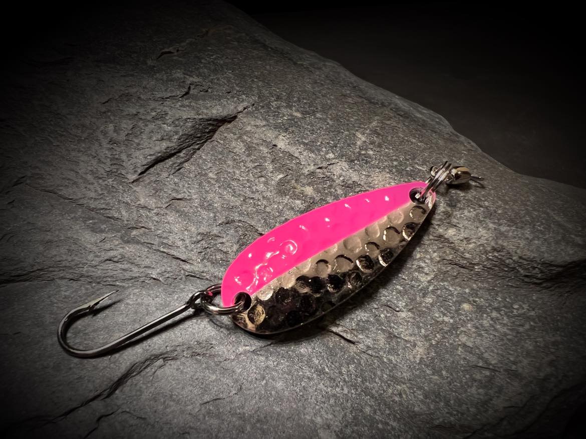 Maine Trout Whisperer Casting Spoon - Half Pink