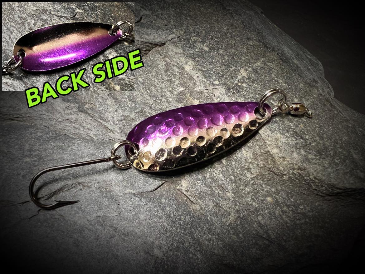 Maine Trout Whisperer Casting Spoon - Purple Fade