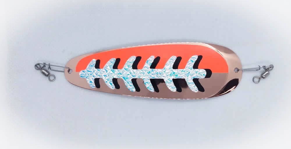 Copper Orange Killer Glow Slimline Dodger