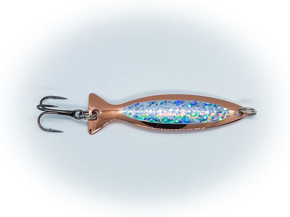 Copper with Silver Holo - Fish Shaped Spoon