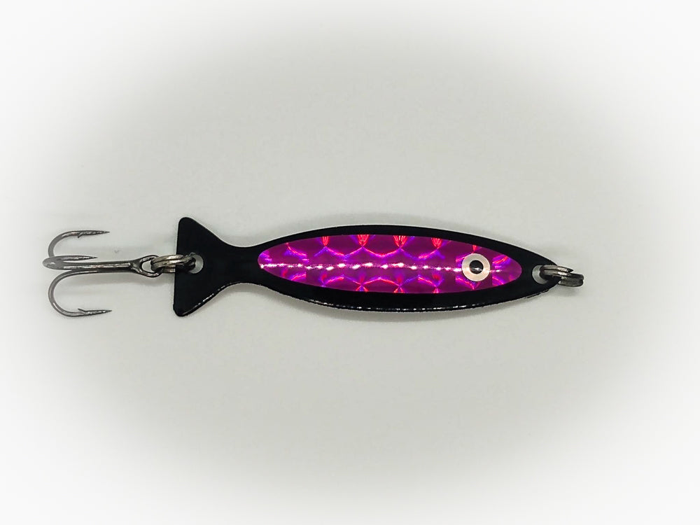 Black & Raspberry - Fish Shaped Spoon