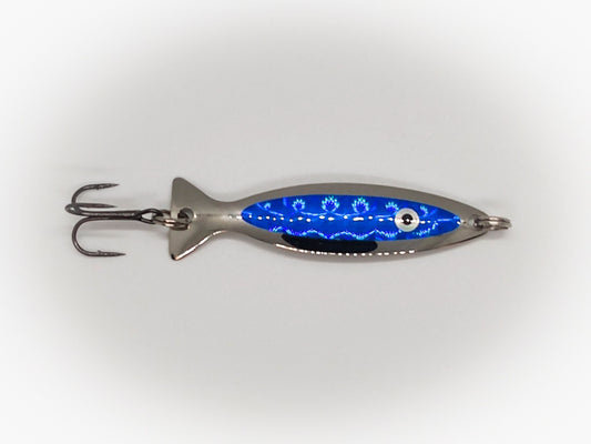 Nickle & Blue Holo - Fish Shaped Spoon