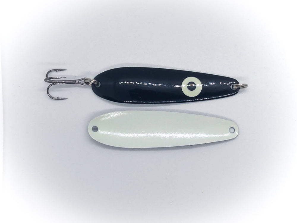 carbon 14 fishing lure Moonshine Lures Standard Trolling Spoon-Carbon or fluorocarbon Carbon 14 Glow #60 Size
