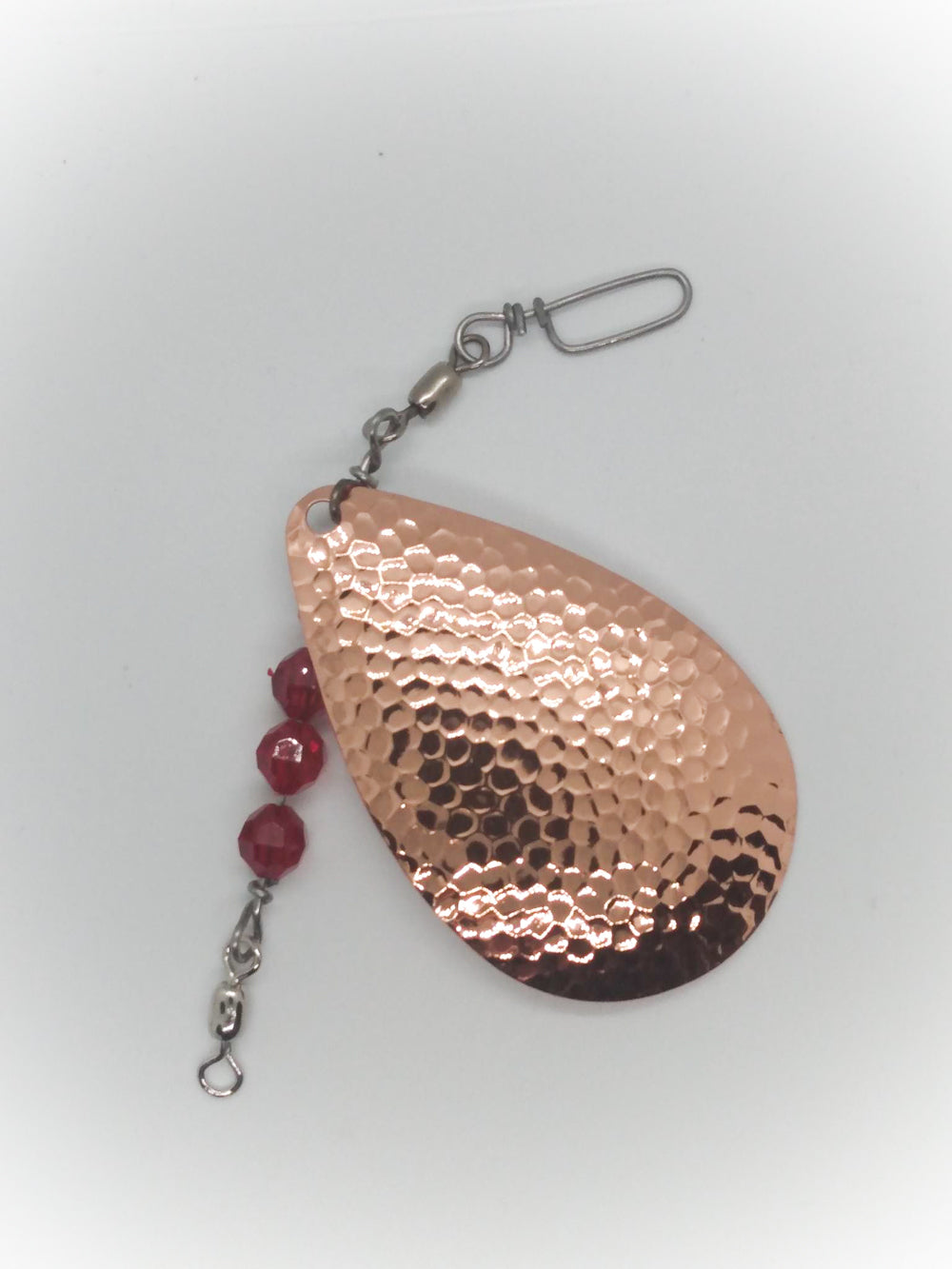 2 7/8" Hammered Copper Inline Spinner