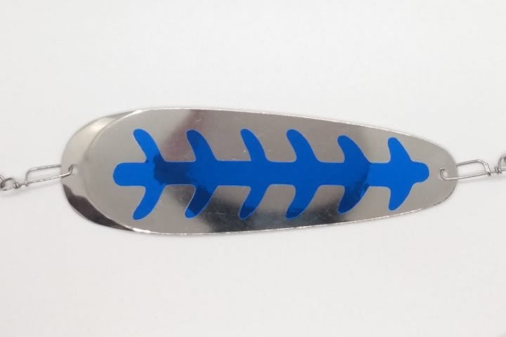 Nickle With Blue Ladder Slimline Dodger