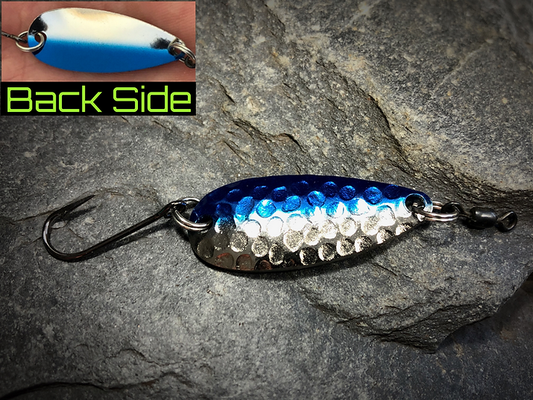 Maine Trout Whisperer Casting Spoon -Half Blue