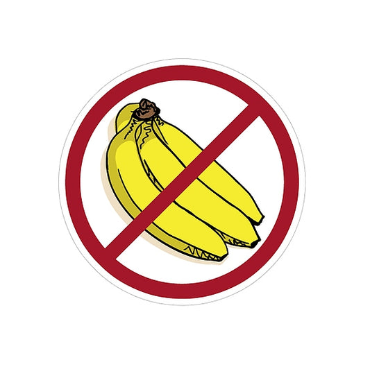 NO Banana's Decal