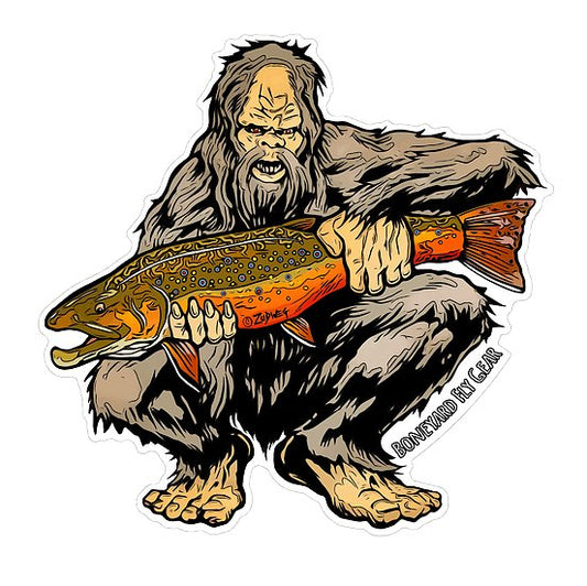 Squatch Brook Trout Decal - Small