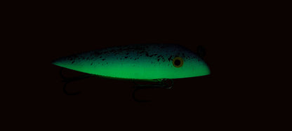 LIMITED - Purple Splatter (Green Glow) Plug