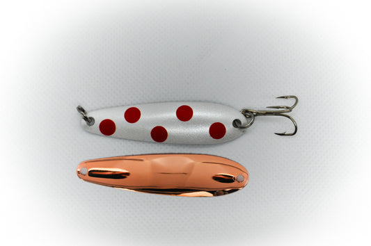 Pearl & Red Dot Copper Back (#100 Size)