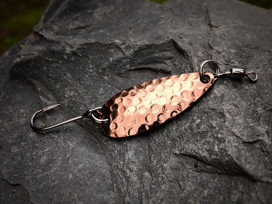 Maine Trout Whisperer Casting Spoon - Hammered Copper